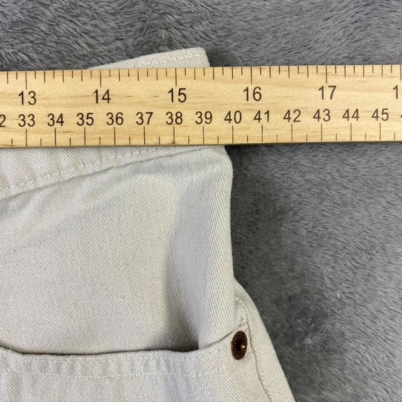 SOLD- Route 66 Jeans Mens 32x32 Ivory Denim Relaxed Straight Fit Pant Vintage - Picture 10 of 16